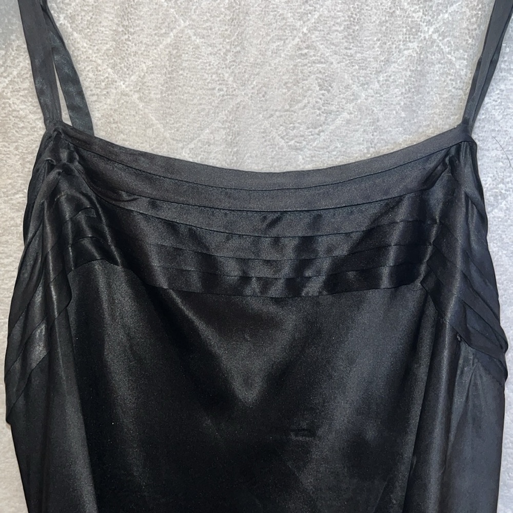 Vintage Adagio by Patricia Fieldwalker Black Silk Cami